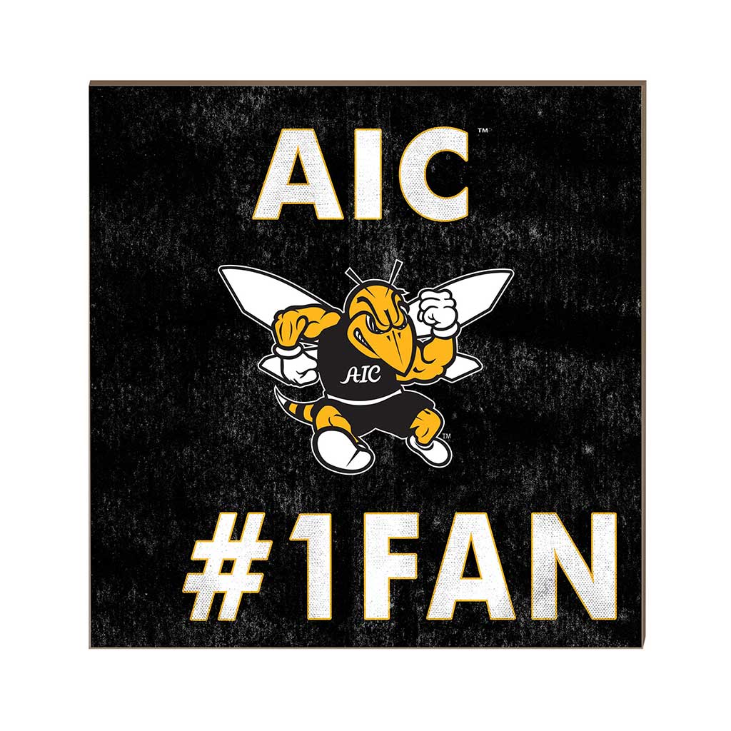 10x10 Team Color #1 Fan American International College Yellow Jackets