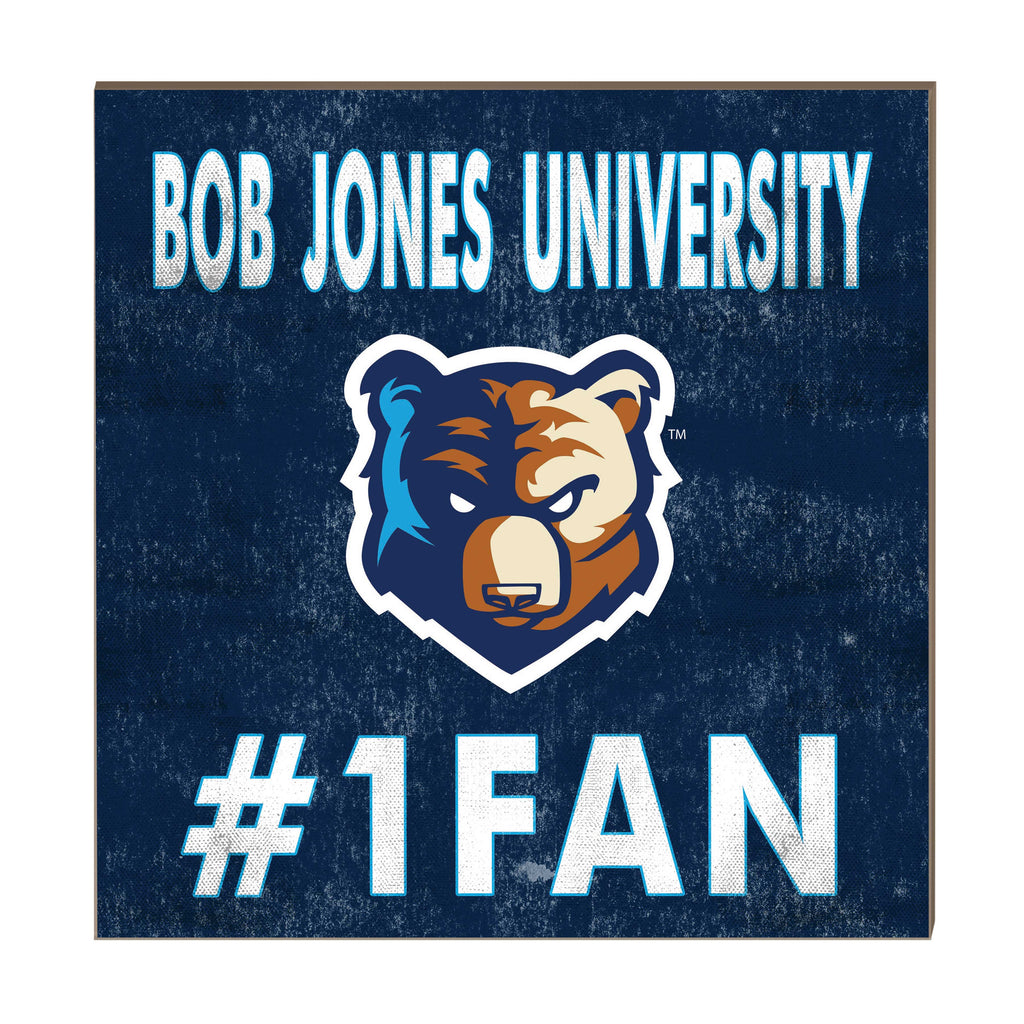 10x10 Team Color #1 Fan Bob Jones University Bruins