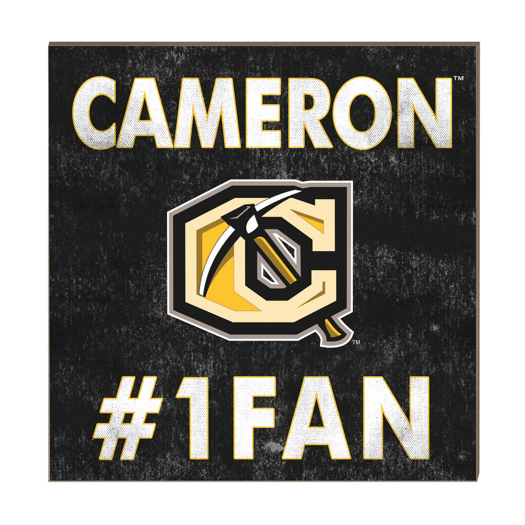10x10 Team Color #1 Fan Cameron University Aggies