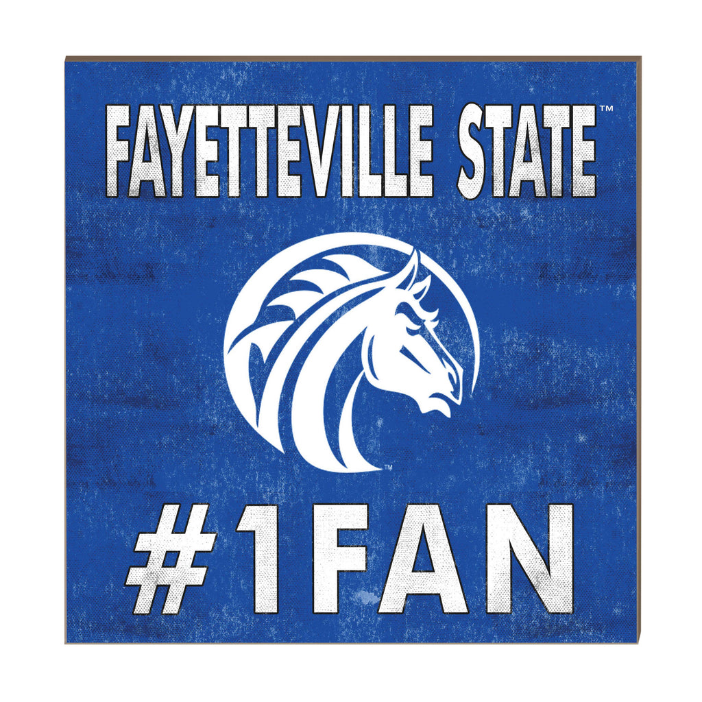 10x10 Team Color #1 Fan Fayetteville State Broncos