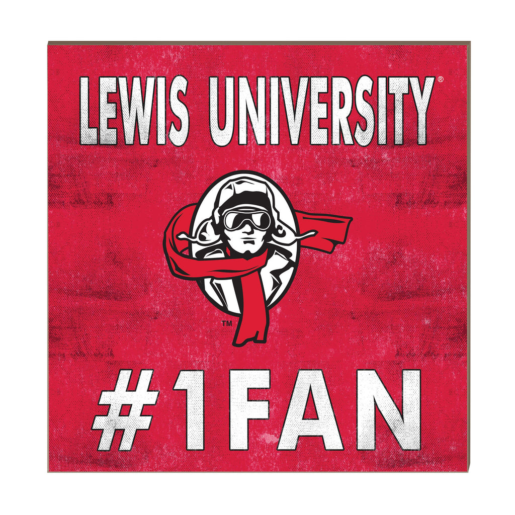 10x10 Team Color #1 Fan Lewis University Flyers
