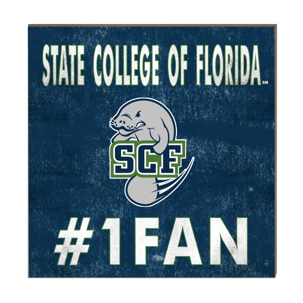 10x10 Team Color #1 Fan State College of Florida Manatees