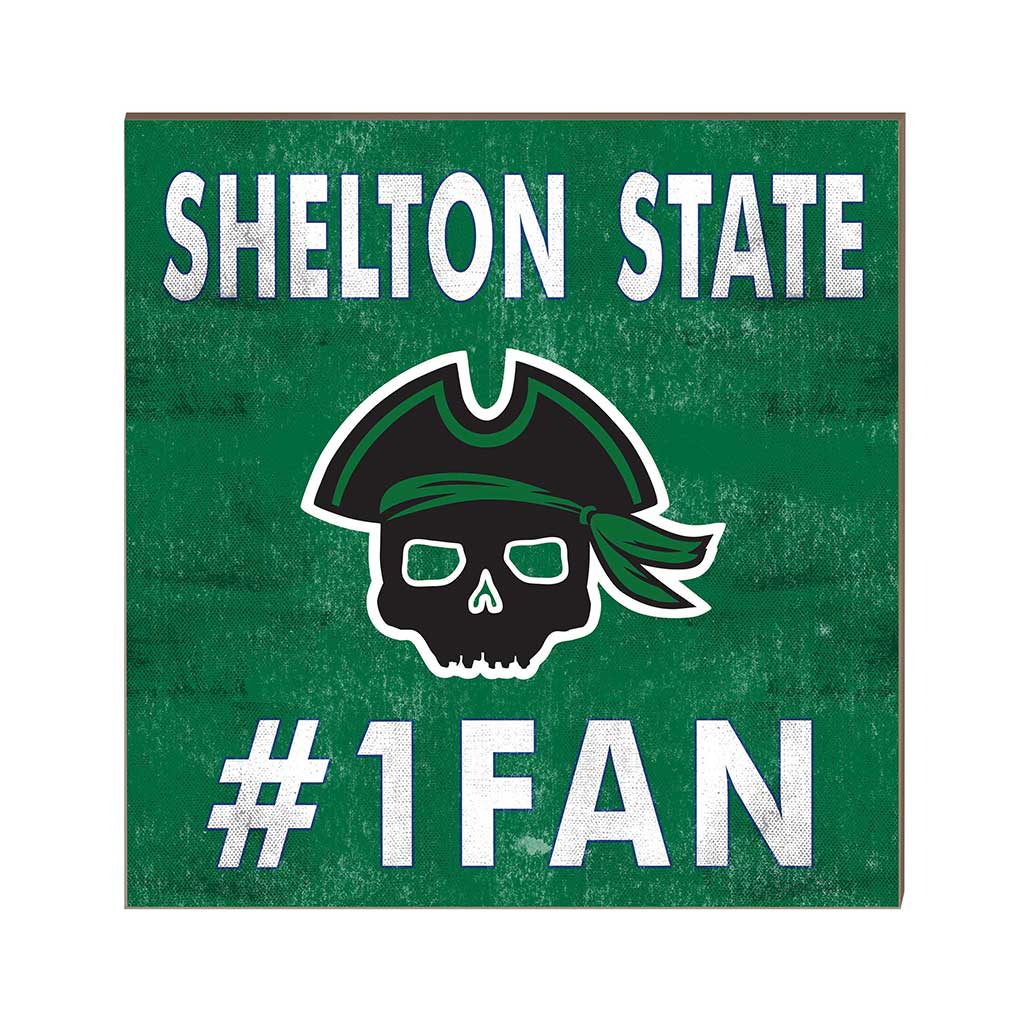 10x10 Team Color #1 Fan Shelton State Community College Buccaneers