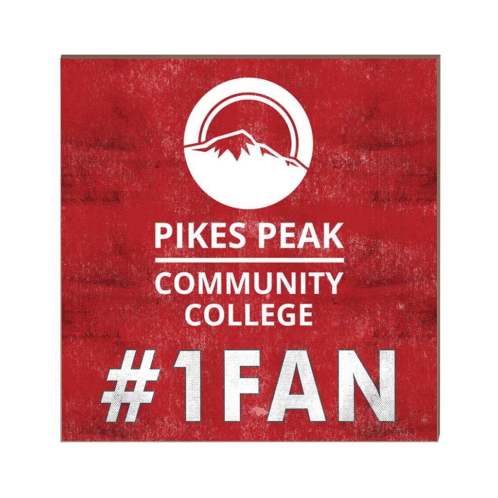 10x10 Team Color #1 Fan Pikes Peak Community College Aardvarks