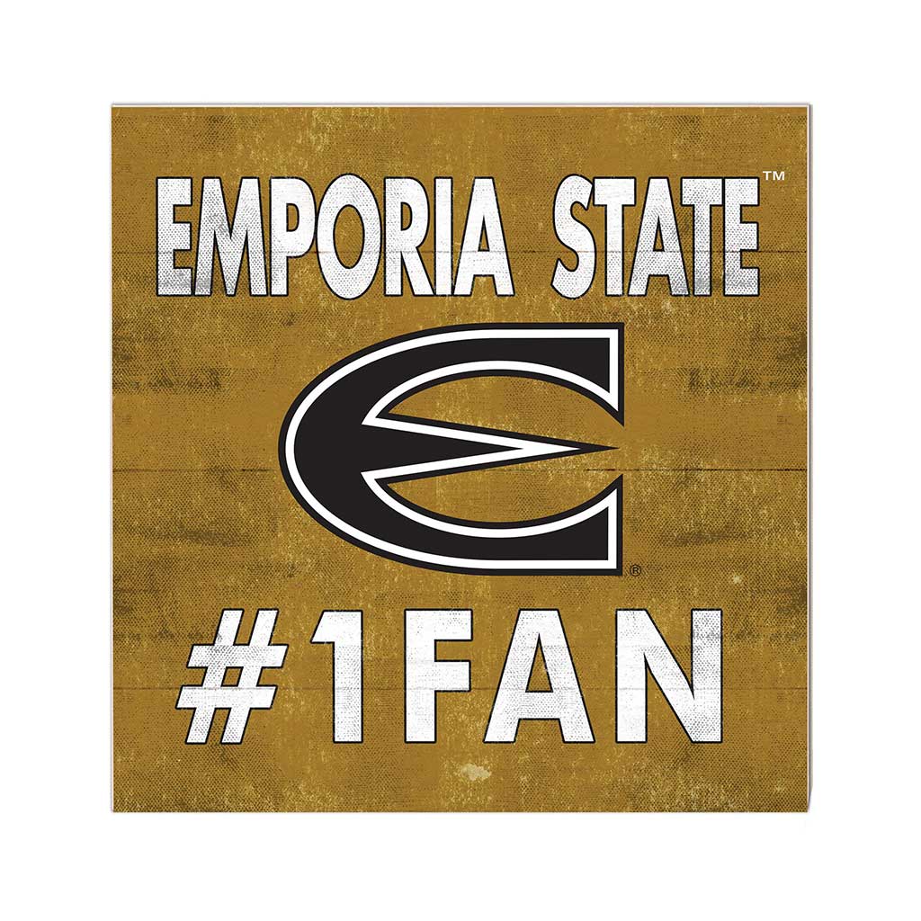 10x10 Team Color #1 Fan Emporia State Hornets