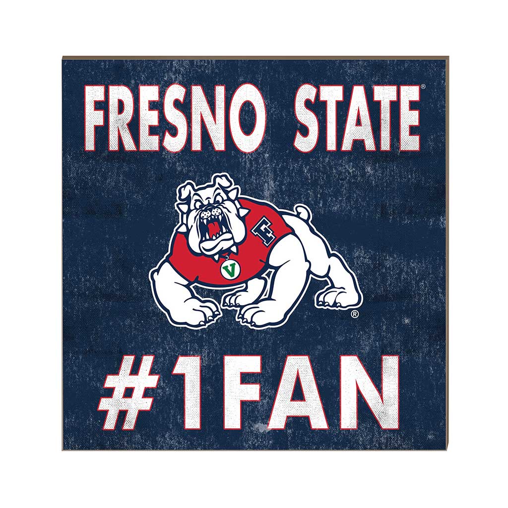 10x10 Team Color #1 Fan Fresno State Bulldogs