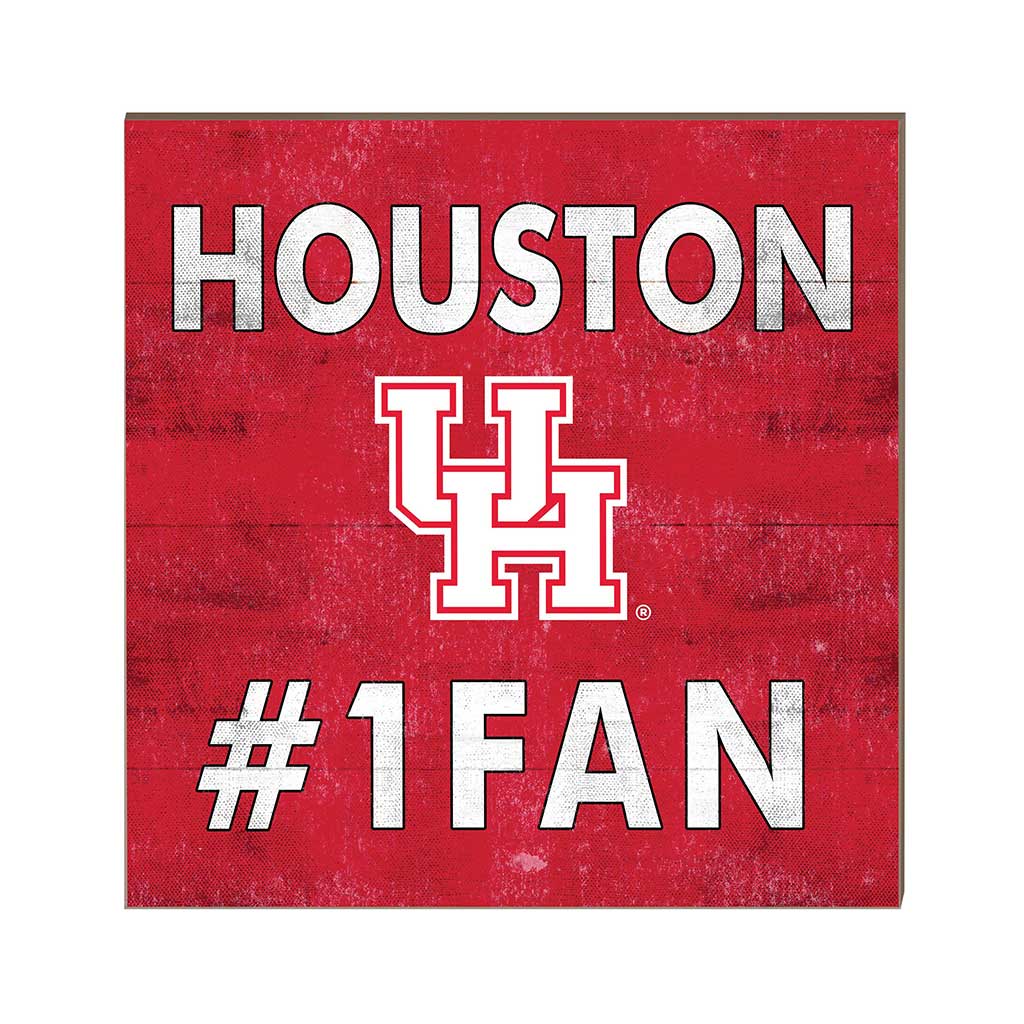 10x10 Team Color #1 Fan Houston Cougars