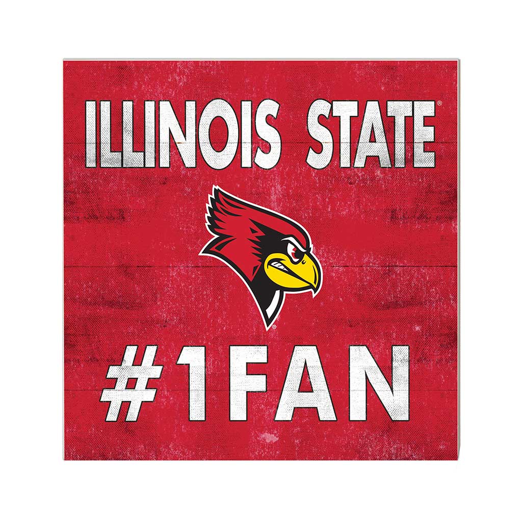 10x10 Team Color #1 Fan Illinois State Redbirds