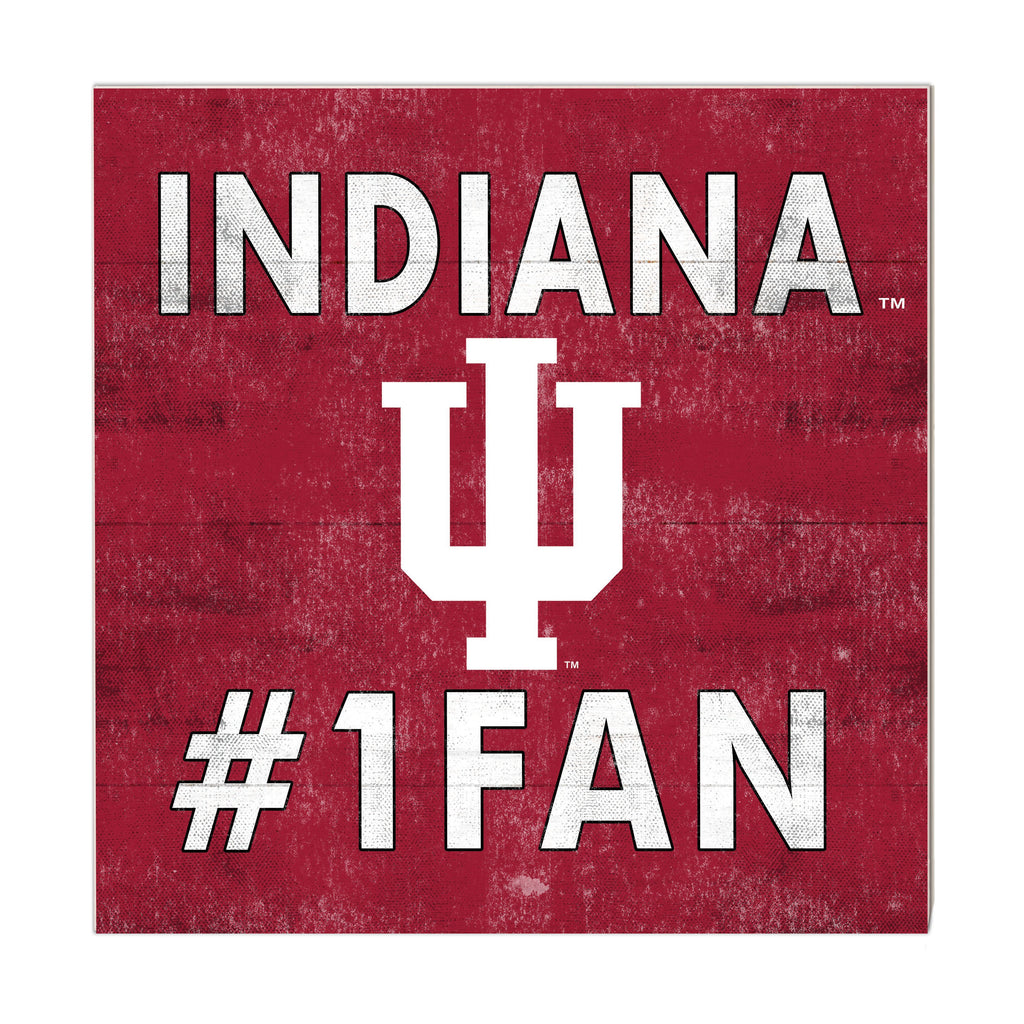 10x10 Team Color #1 Fan Indiana Hoosiers