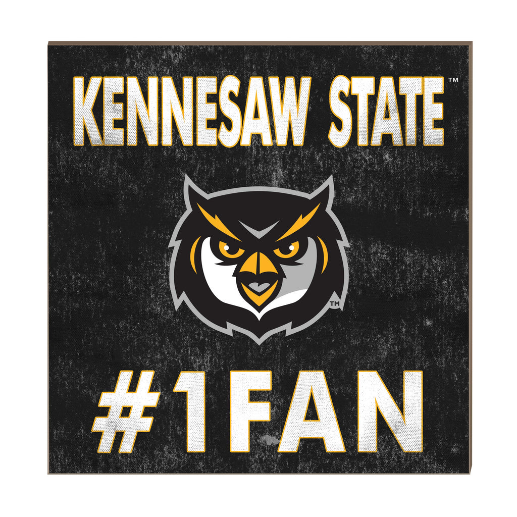 10x10 Team Color #1 Fan Kennesaw State Owls