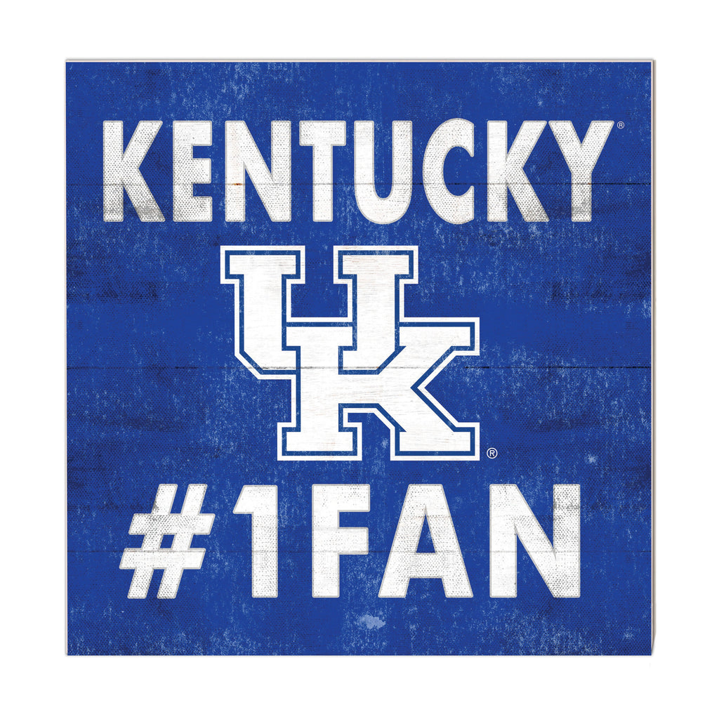 10x10 Team Color #1 Fan Kentucky Wildcats