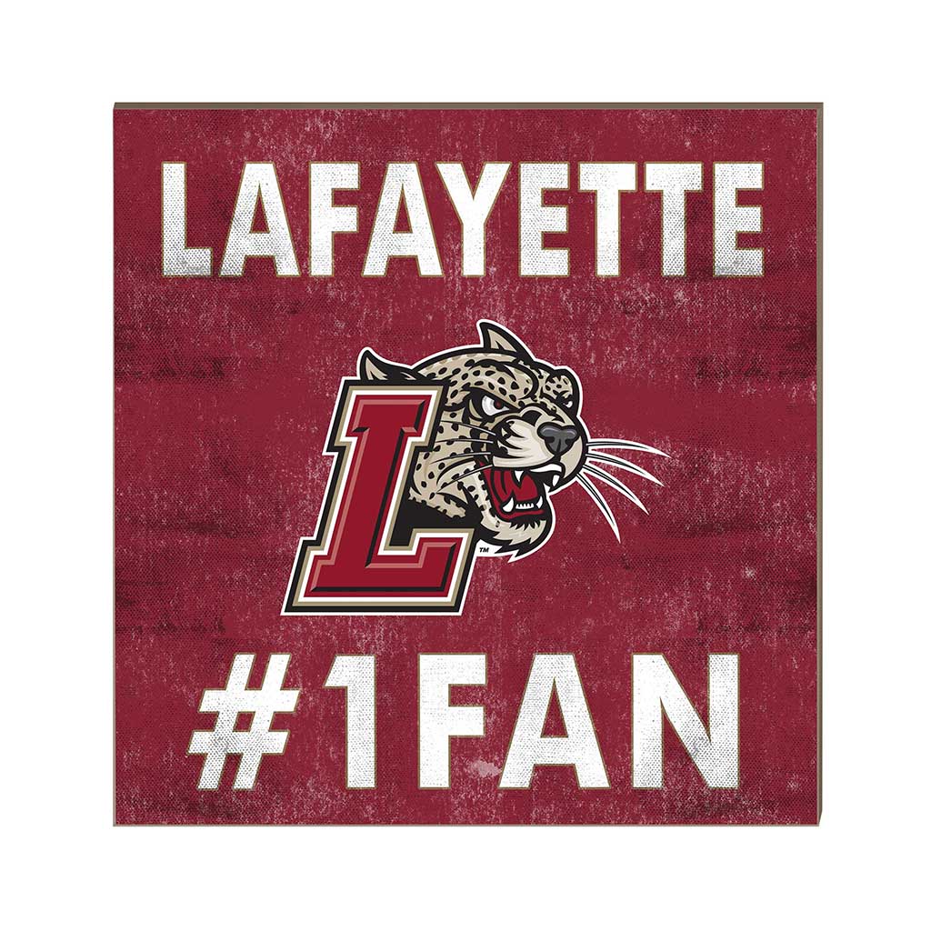 10x10 Team Color #1 Fan Lafayette College Leopards
