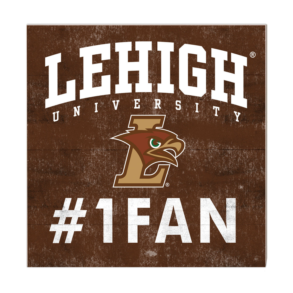 10x10 Team Color #1 Fan Lehigh Mountain Hawks