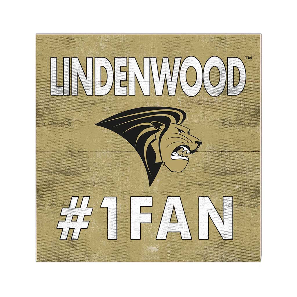 10x10 Team Color #1 Fan Lindenwood Lions