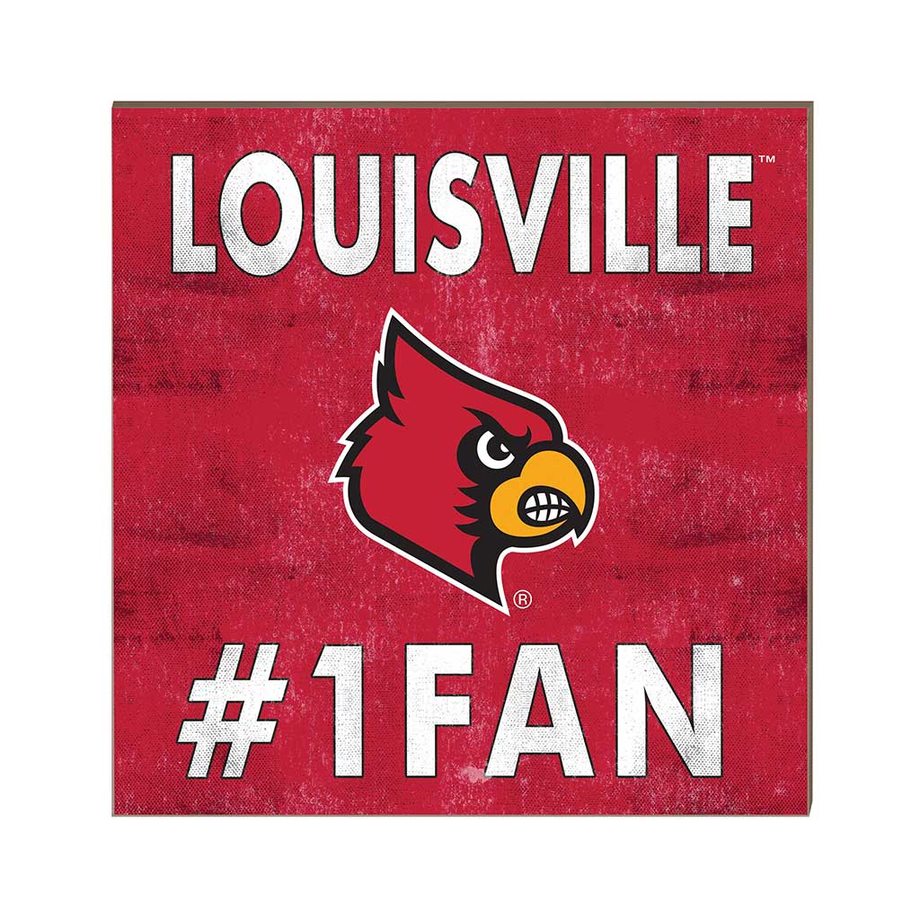 10x10 Team Color #1 Fan Louisville Cardinals