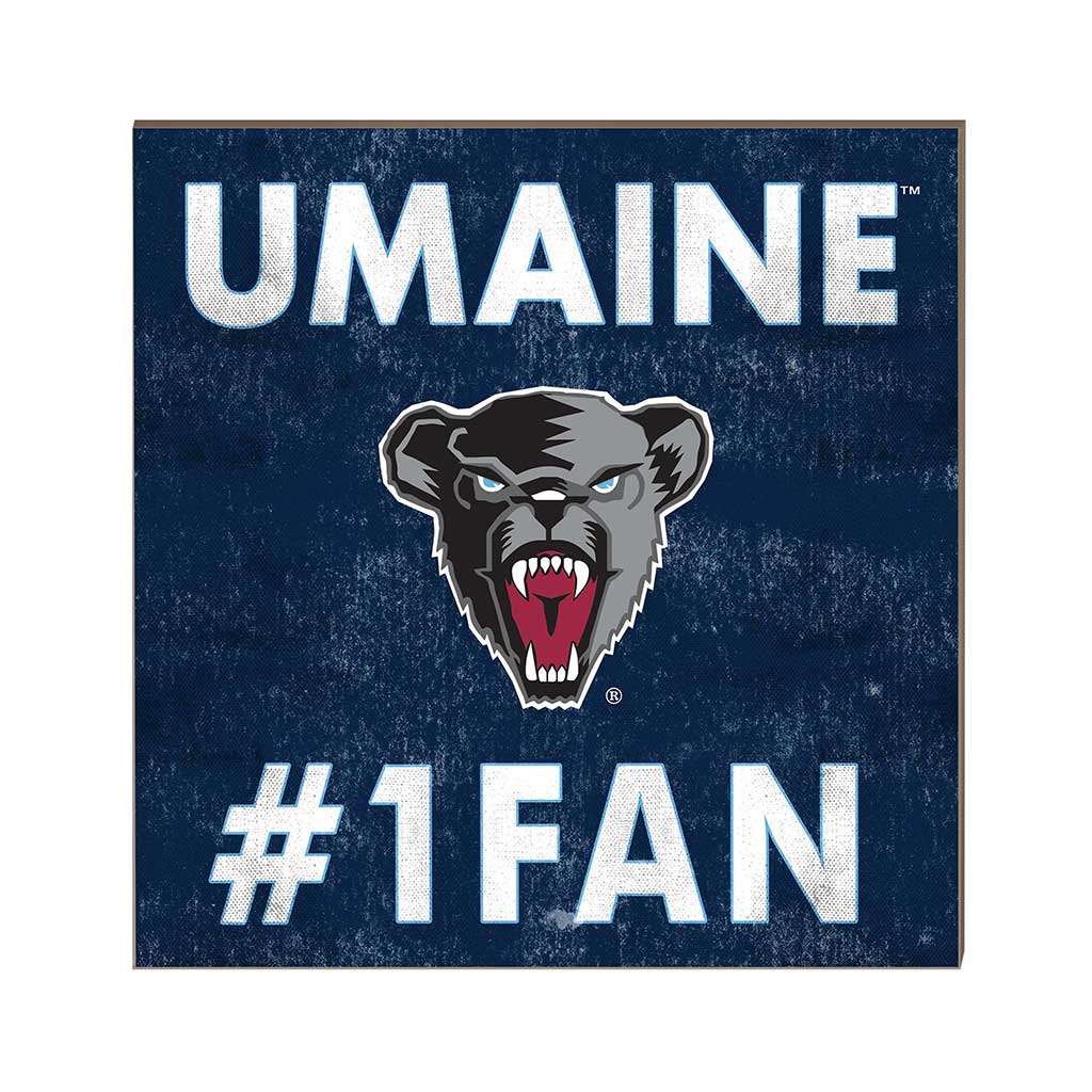 10x10 Team Color #1 Fan Maine (Orono) Black Bears