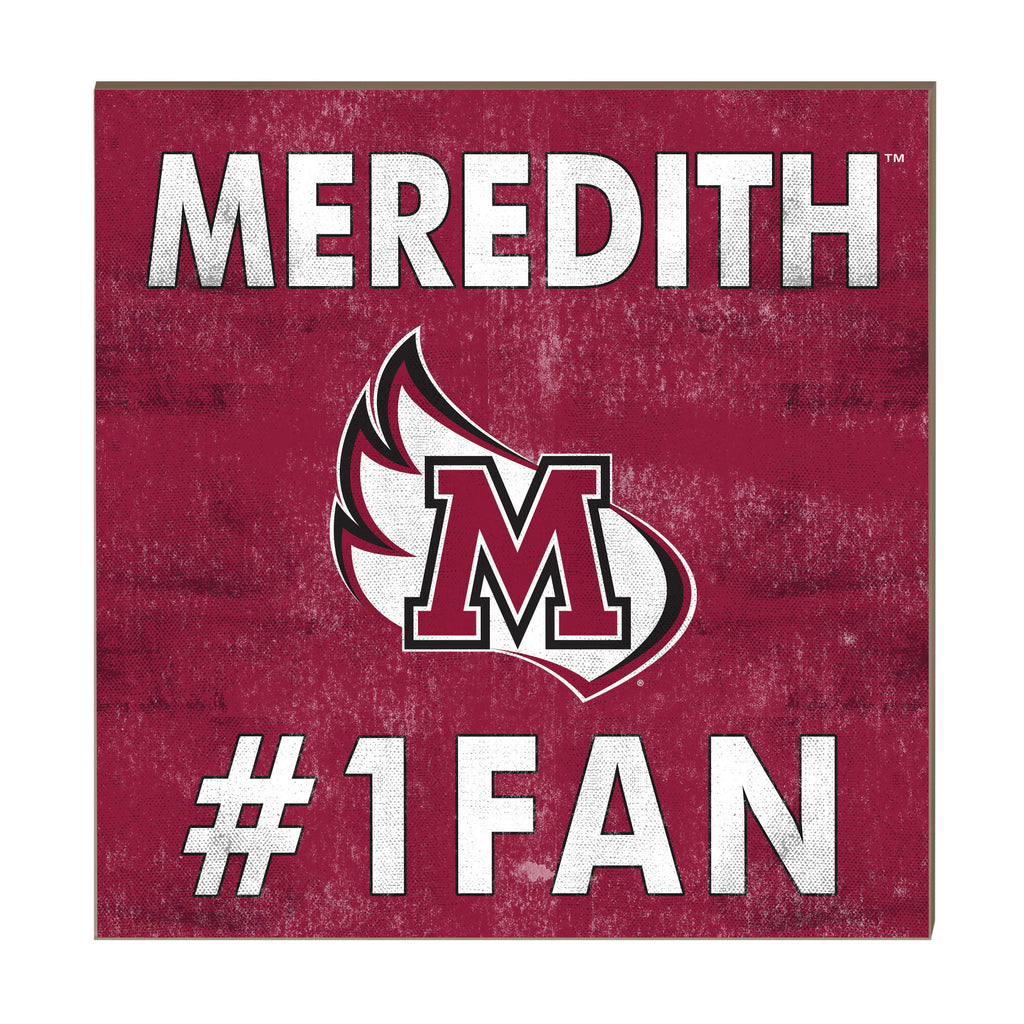 10x10 Team Color #1 Fan Meredith College Avenging Angels