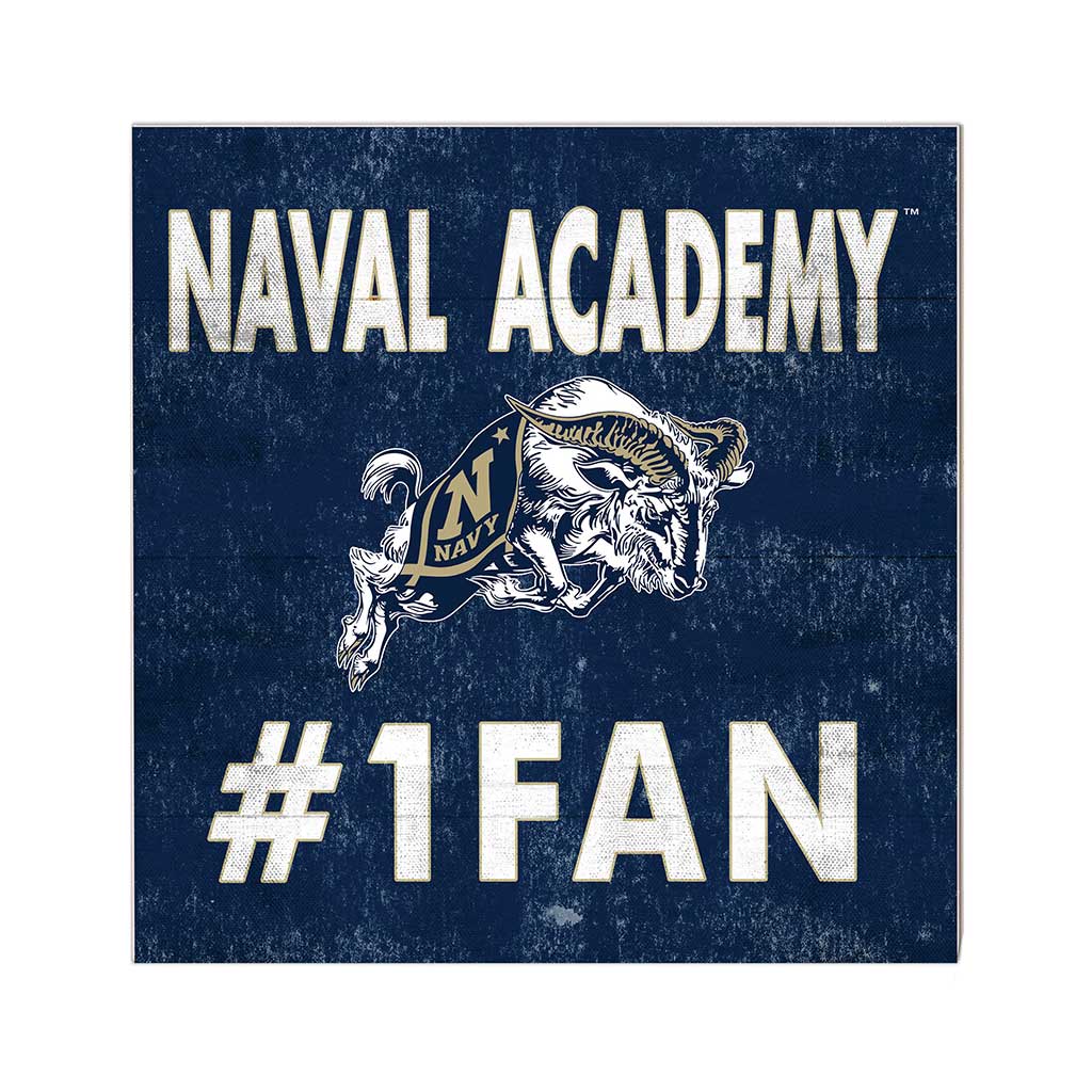 10x10 Team Color #1 Fan Naval Academy Midshipmen