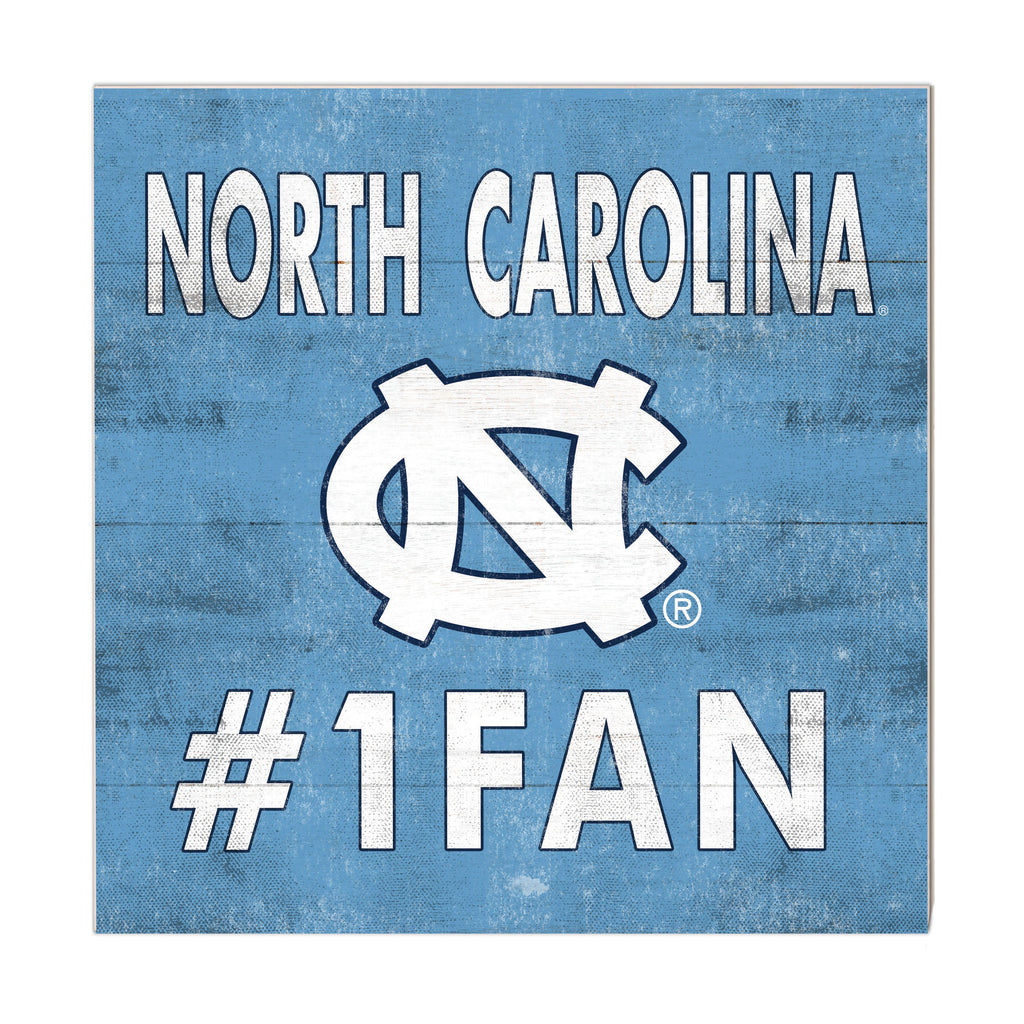 10x10 Team Color #1 Fan North Carolina (Chapel Hill) Tar Heels