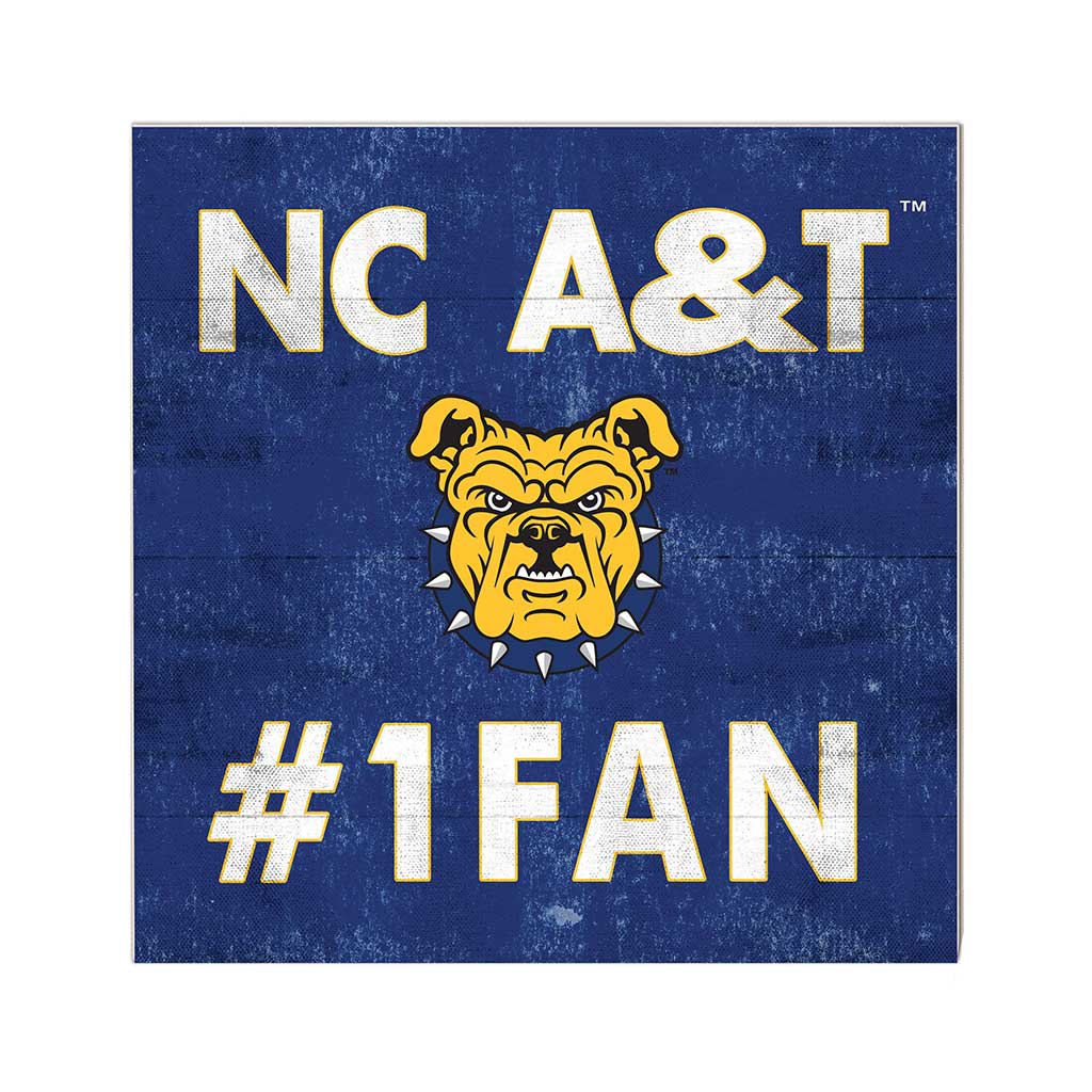 10x10 Team Color #1 Fan North Carolina A&T Aggies