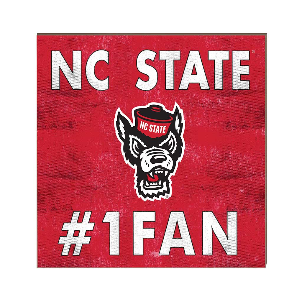 10x10 Team Color #1 Fan North Carolina State Wolfpack