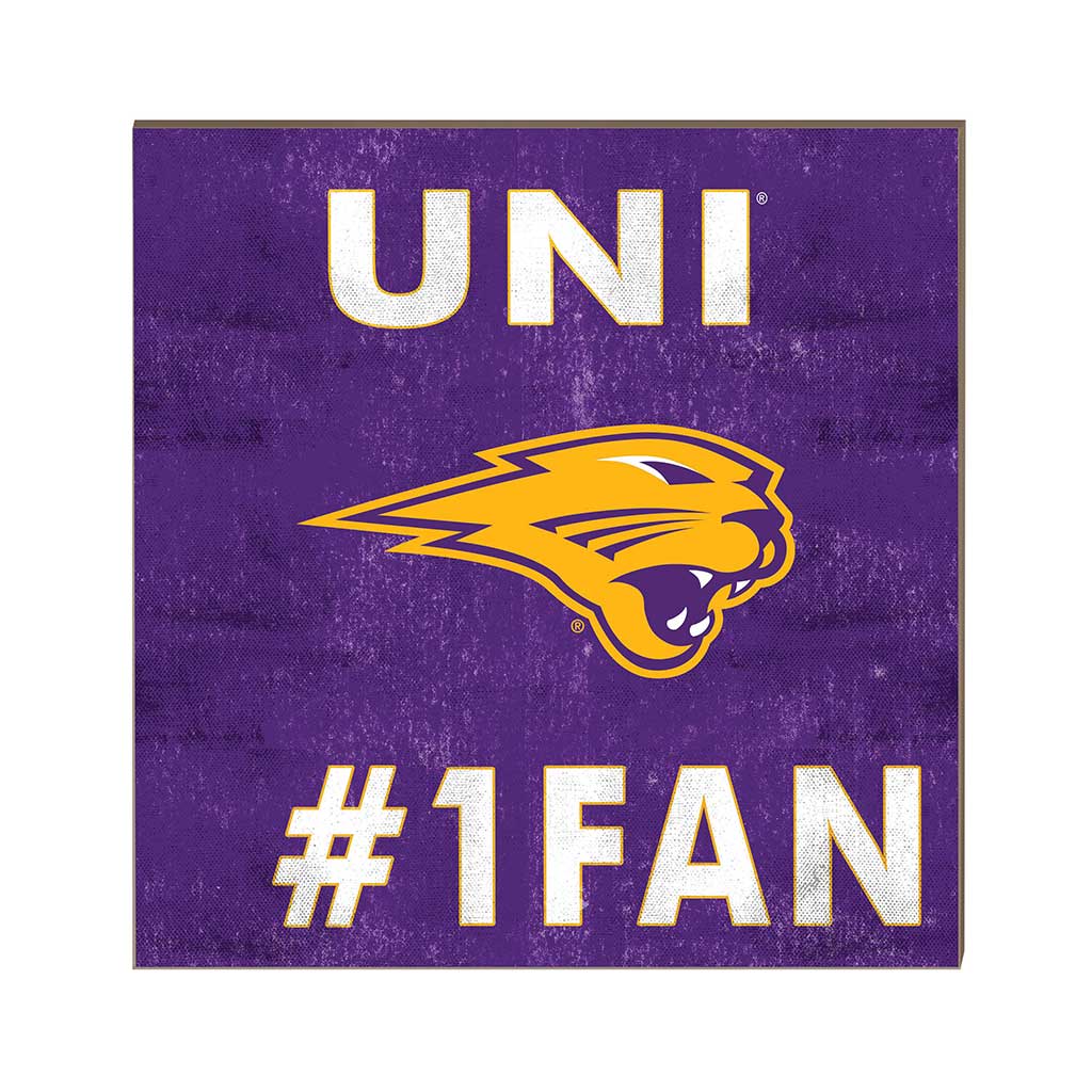 10x10 Team Color #1 Fan Northern Iowa Panthers