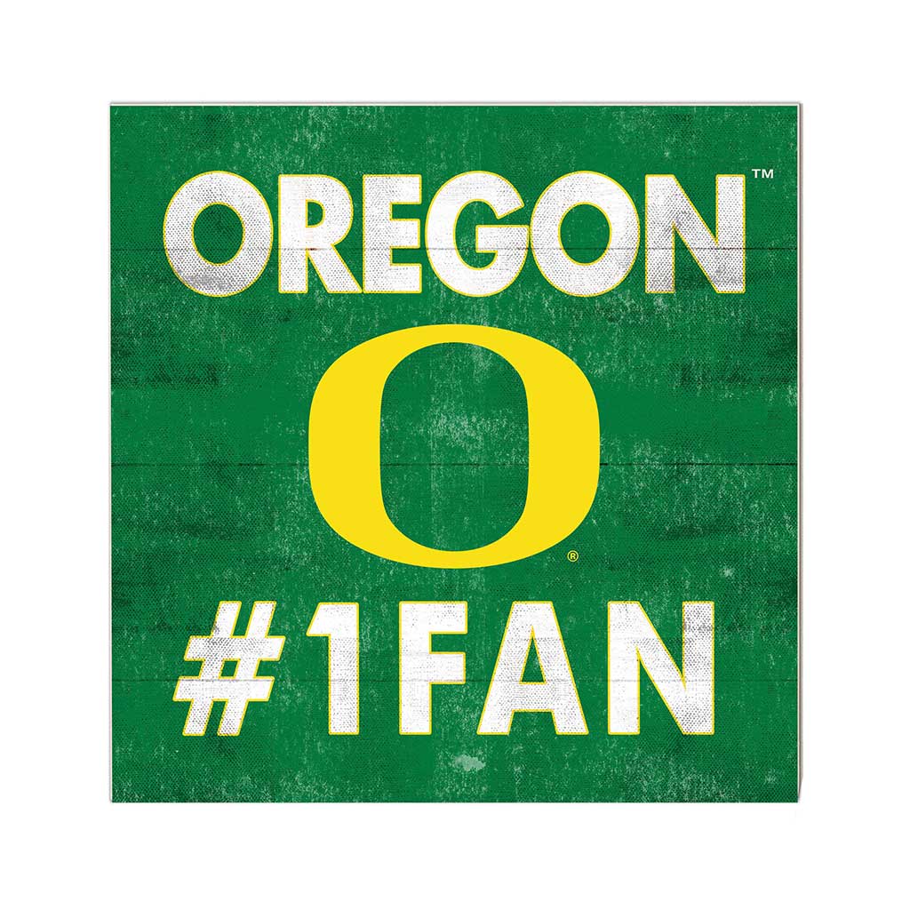 10x10 Team Color #1 Fan Oregon Ducks