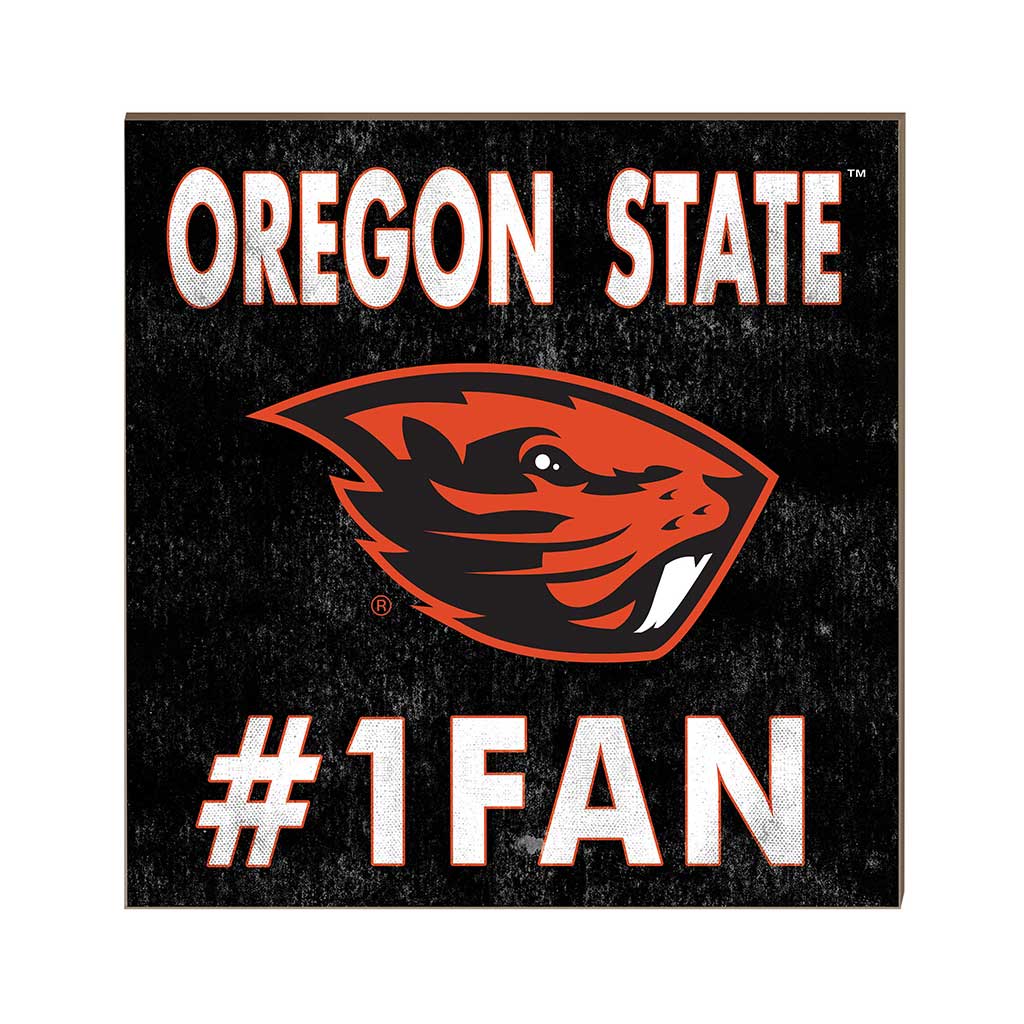 10x10 Team Color #1 Fan Oregon State Beavers