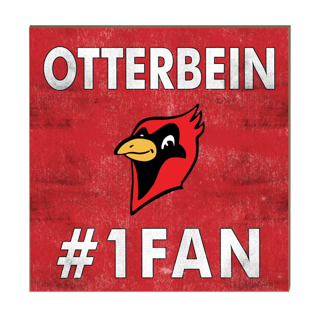 10x10 Team Color #1 Fan Otterbein College Cardinals