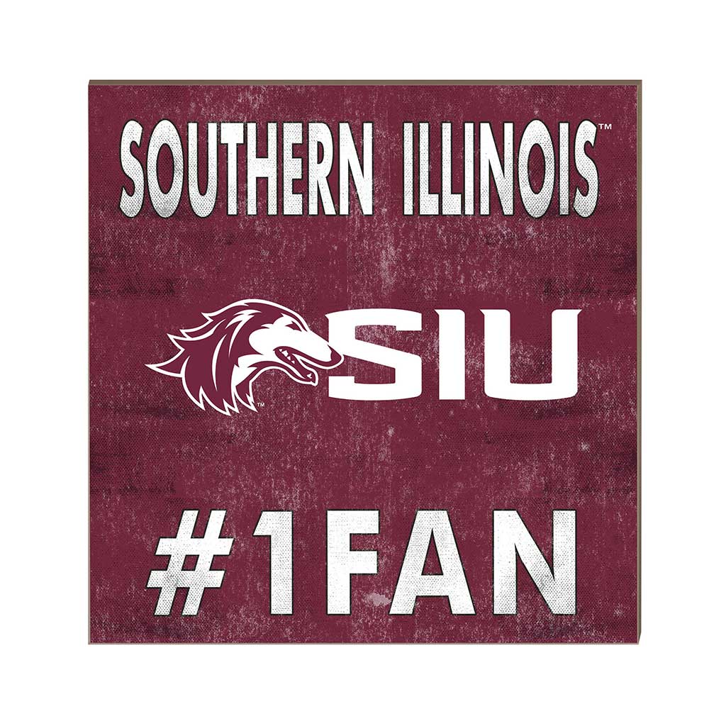 10x10 Team Color #1 Fan Southern Illinois Salukis