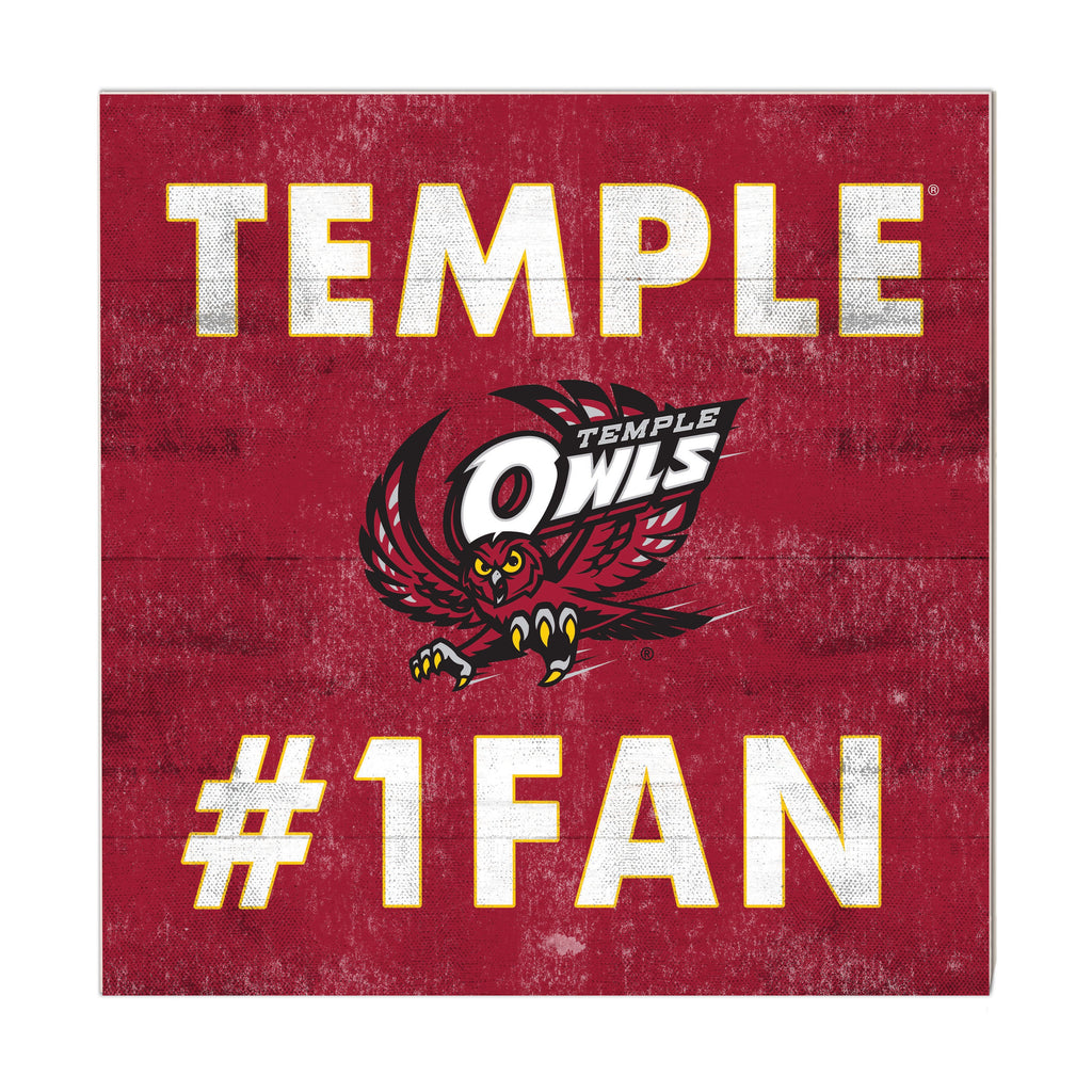 10x10 Team Color #1 Fan Temple Owls