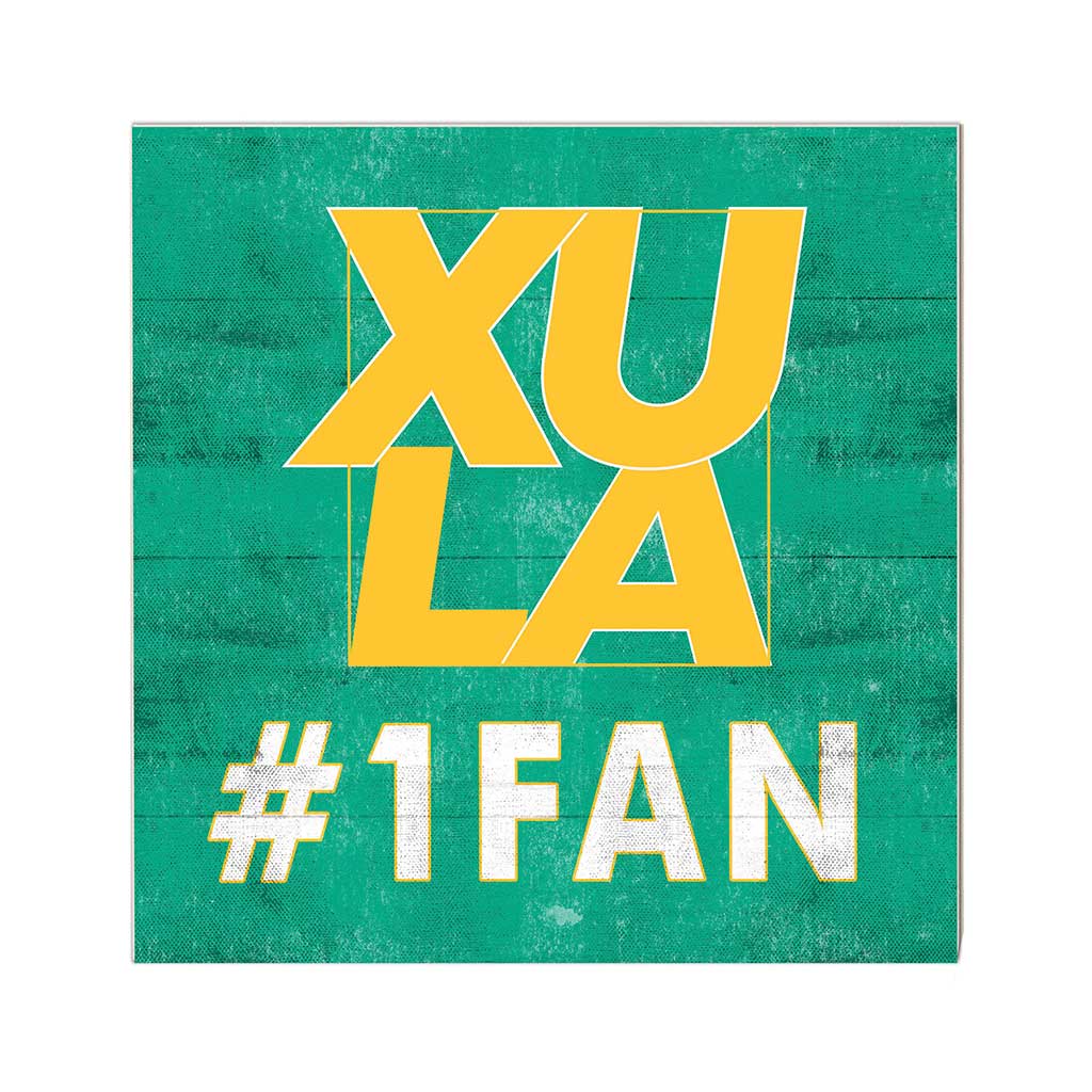 10x10 Team Color #1 Fan Xavier University of Louisiana Gold Rush