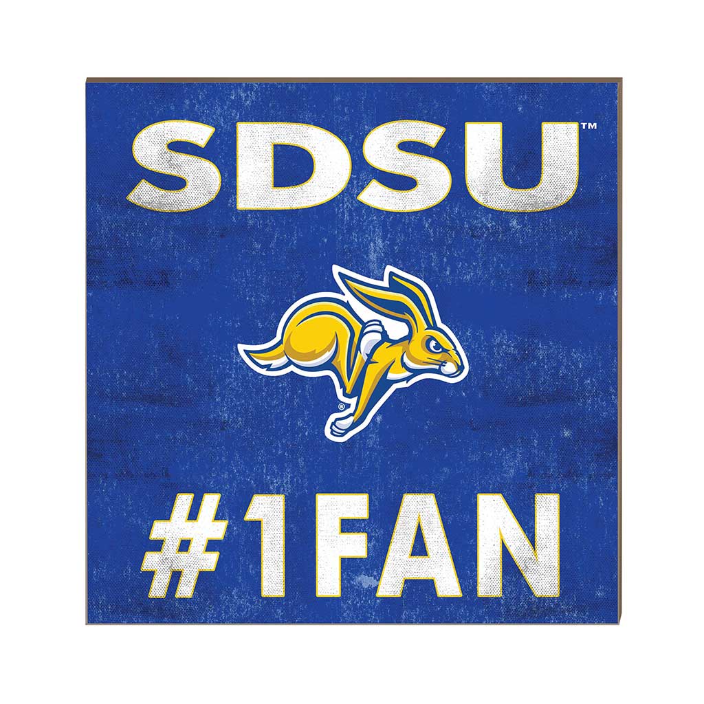 10x10 Team Color #1 Fan South Dakota State University Jackrabbits