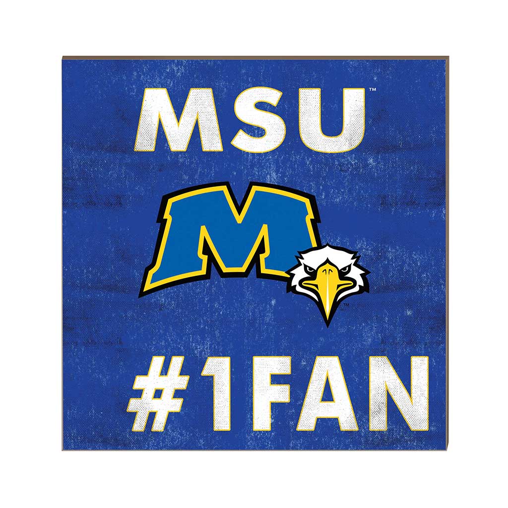 10x10 Team Color #1 Fan Morehead State Eagles