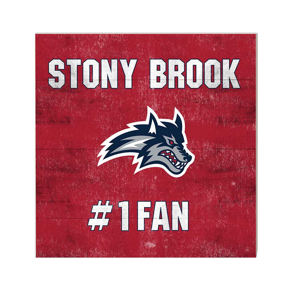 10x10 Team Color #1 Fan Stony Brook Seawolves