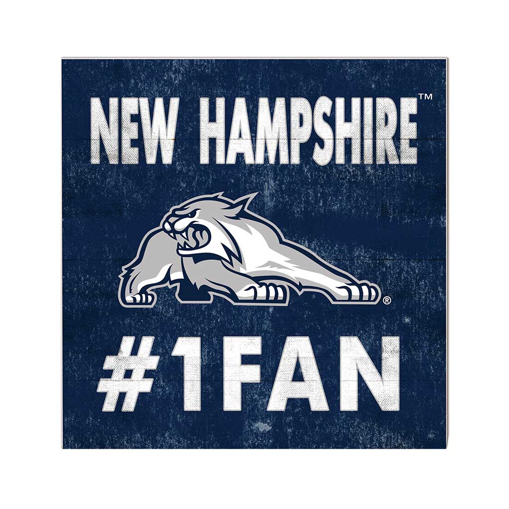 10x10 Team Color #1 Fan University of New Hampshire Wildcats