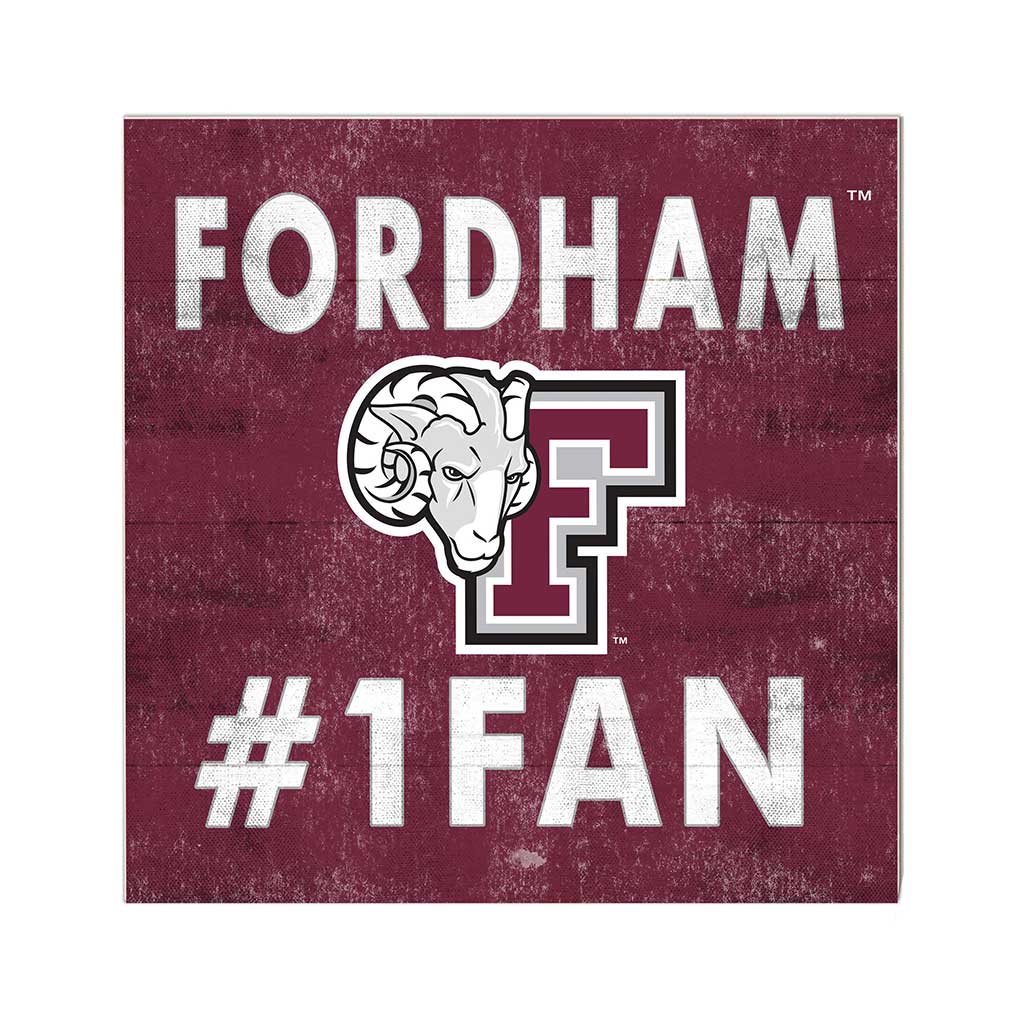 10x10 Team Color #1 Fan Fordham Rams