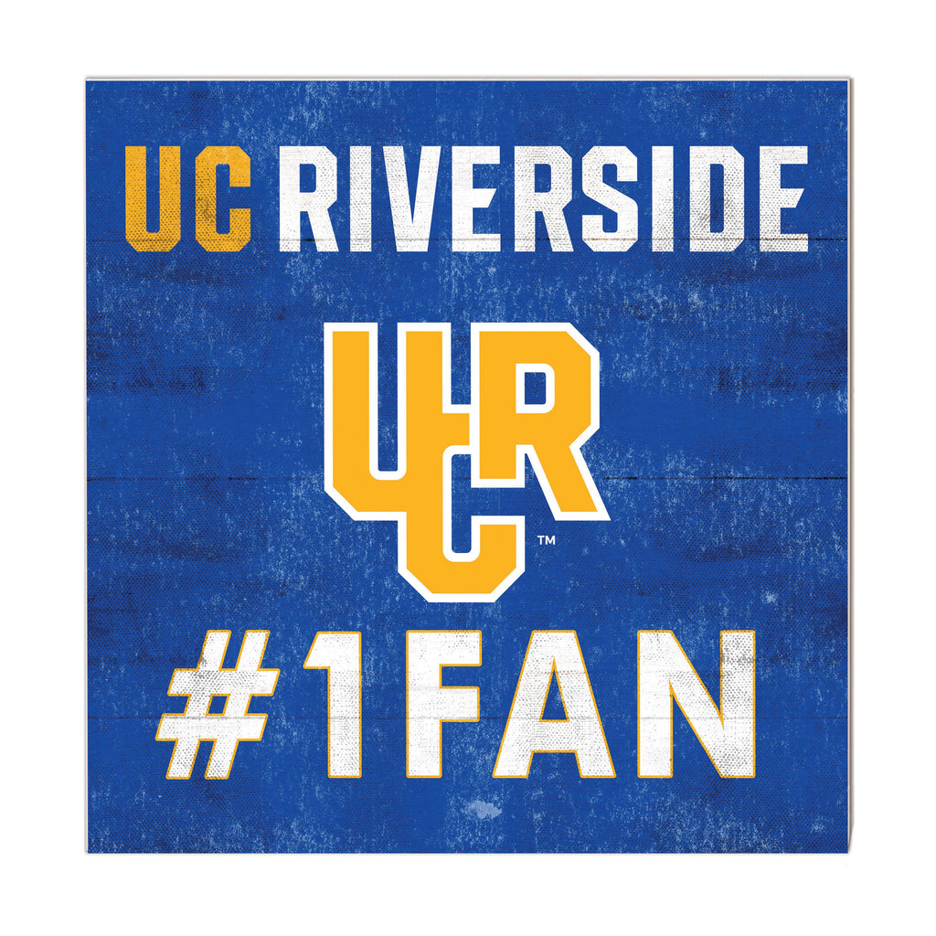 10x10 Team Color #1 Fan University of California Riverside Highlanders