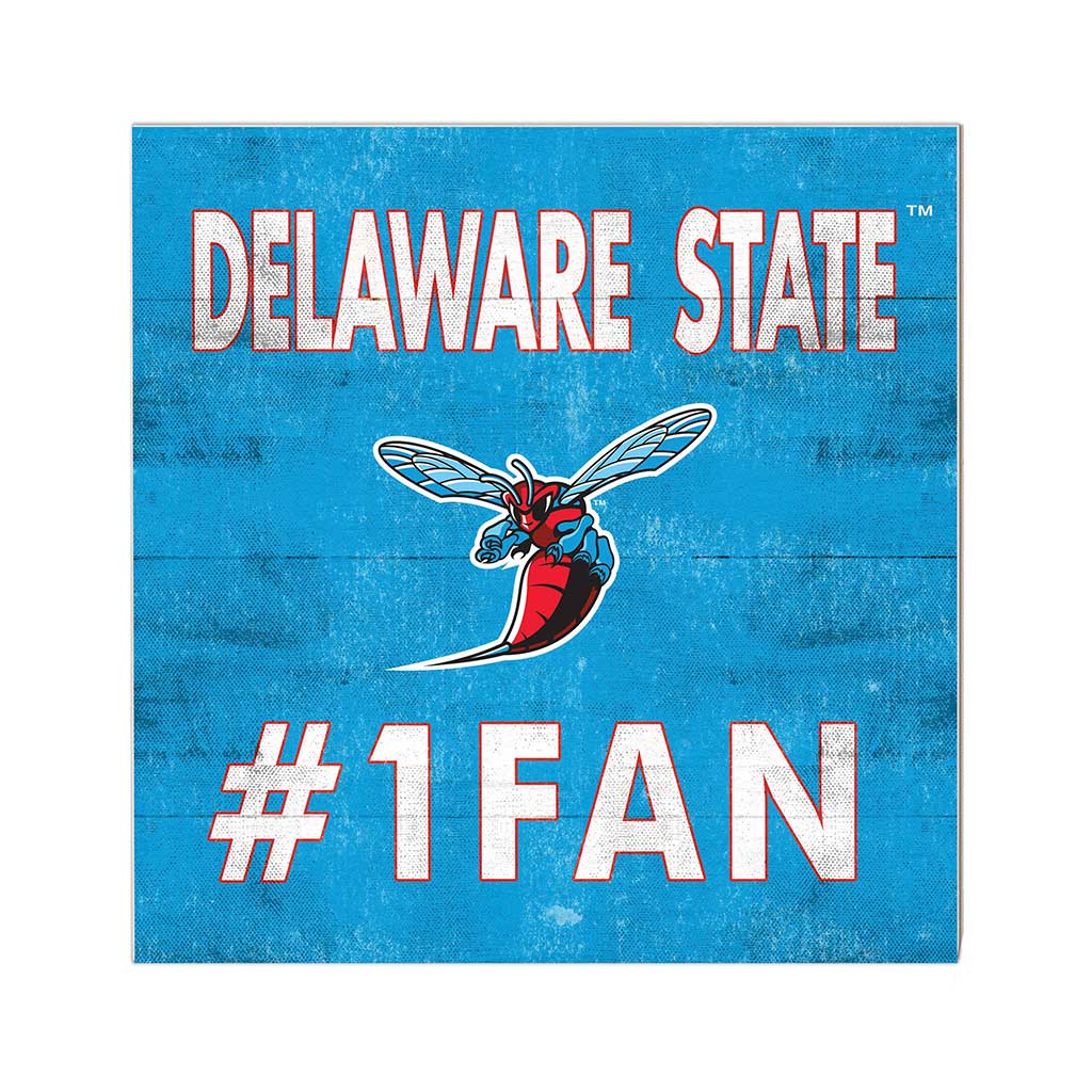 10x10 Team Color #1 Fan Delaware State Hornets