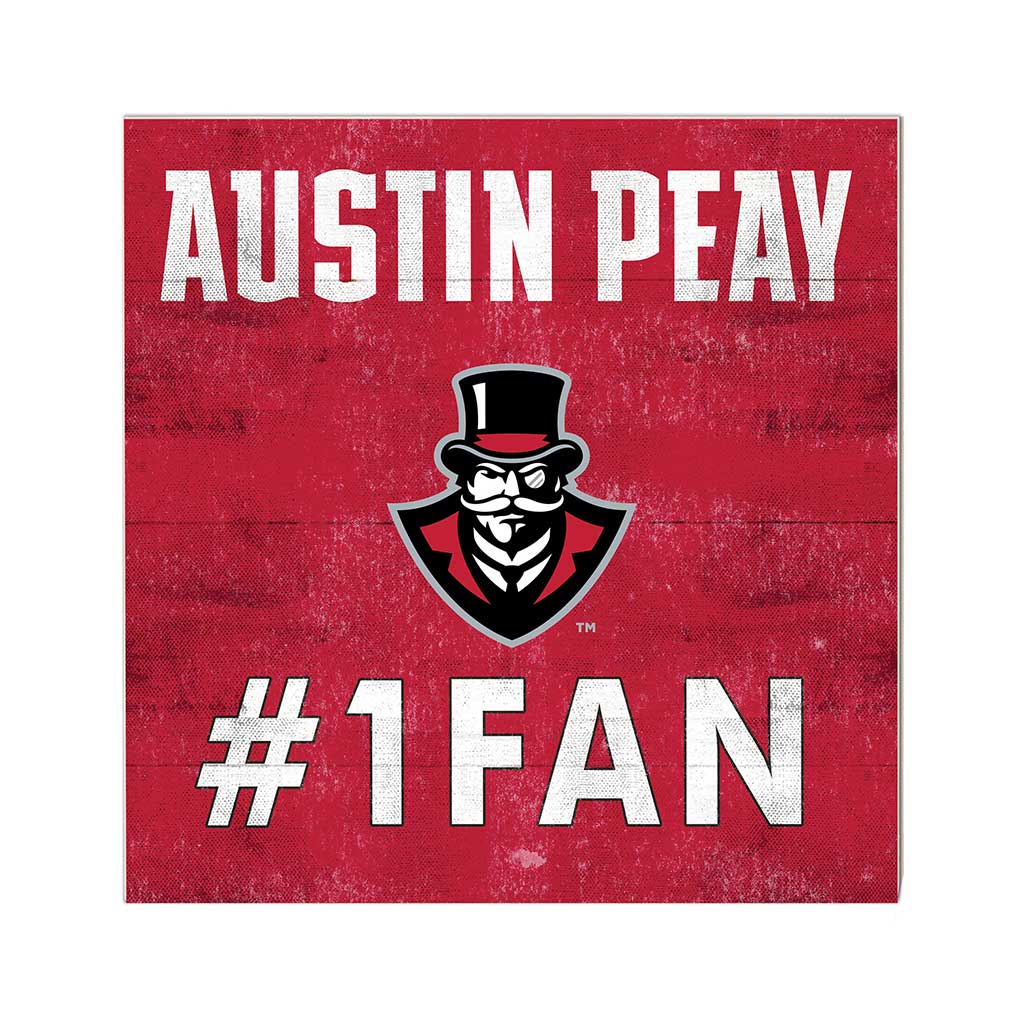 10x10 Team Color #1 Fan Austin Peay Governors