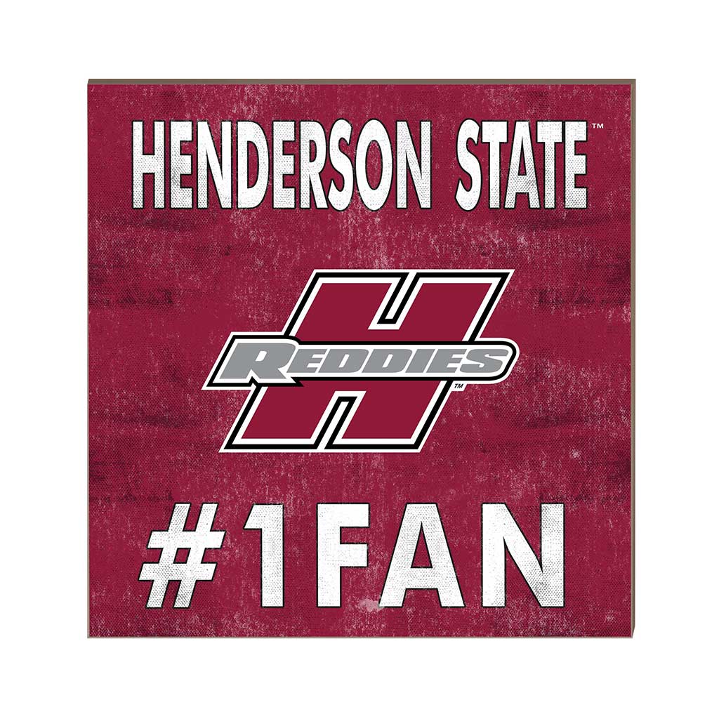 10x10 Team Color #1 Fan Henderson State University Reddies