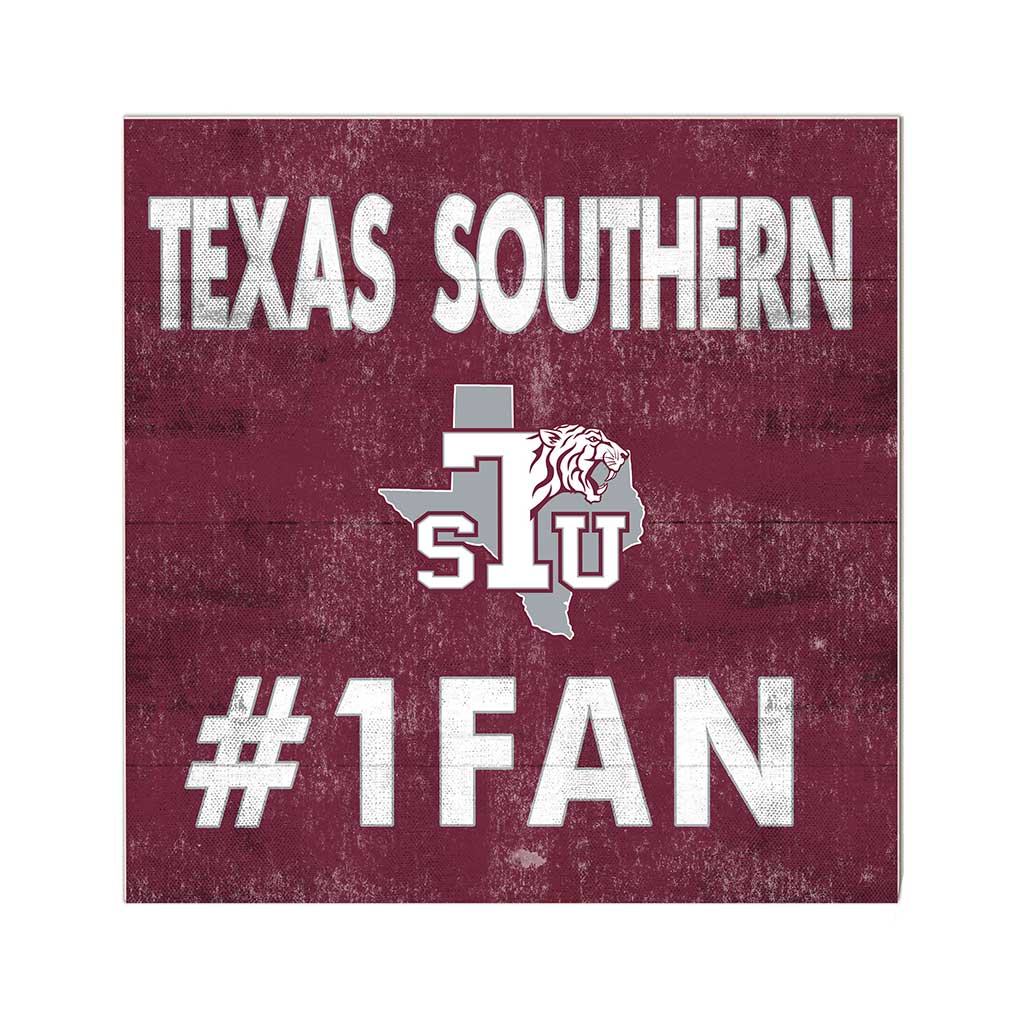 10x10 Team Color #1 Fan Texas Southern Tigers