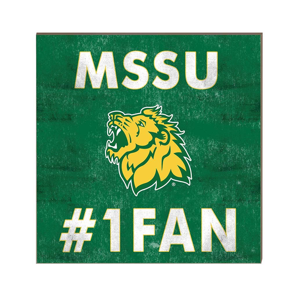 10x10 Team Color #1 Fan Missouri Southern State University Lions