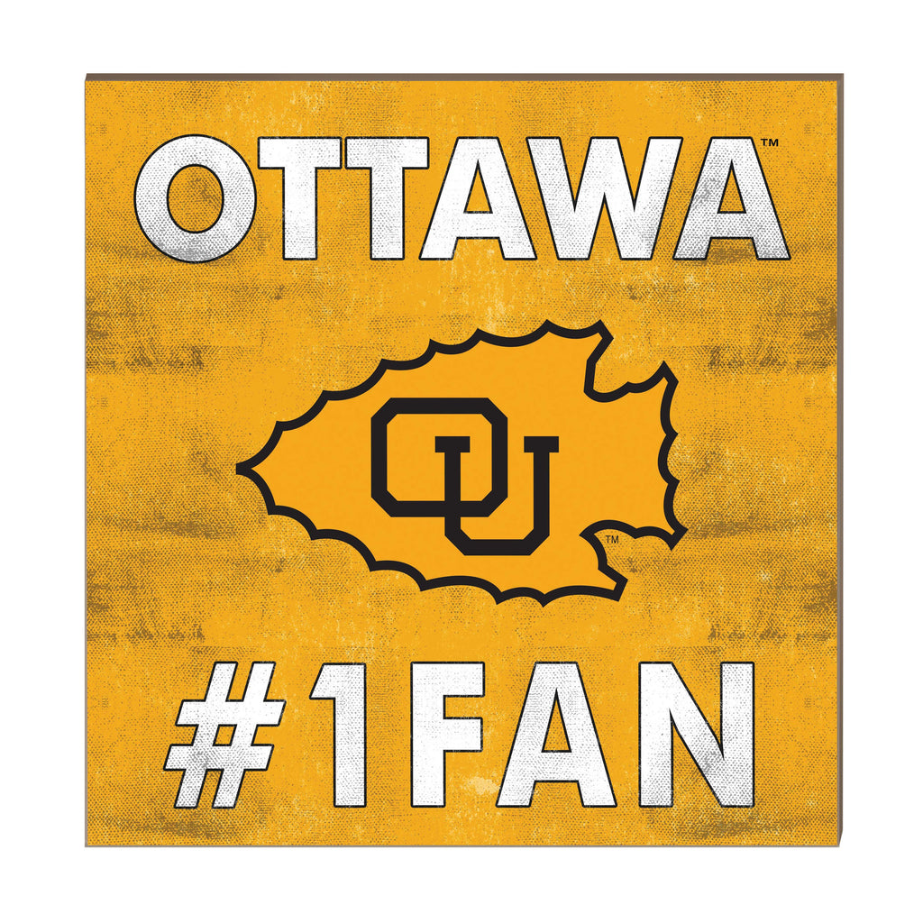 10x10 Team Color #1 Fan Ottawa University Ottawa