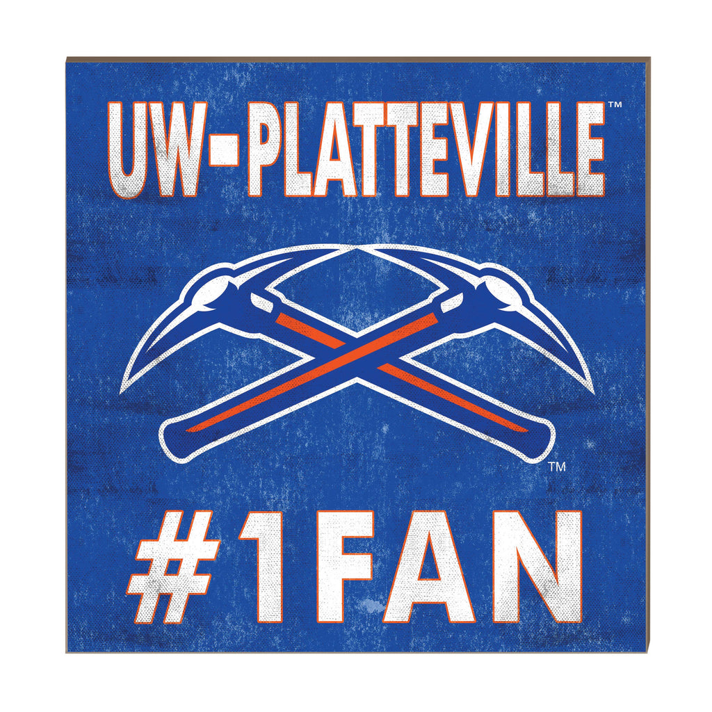 10x10 Team Color #1 Fan Wisconsin - Platteville PIONEERS