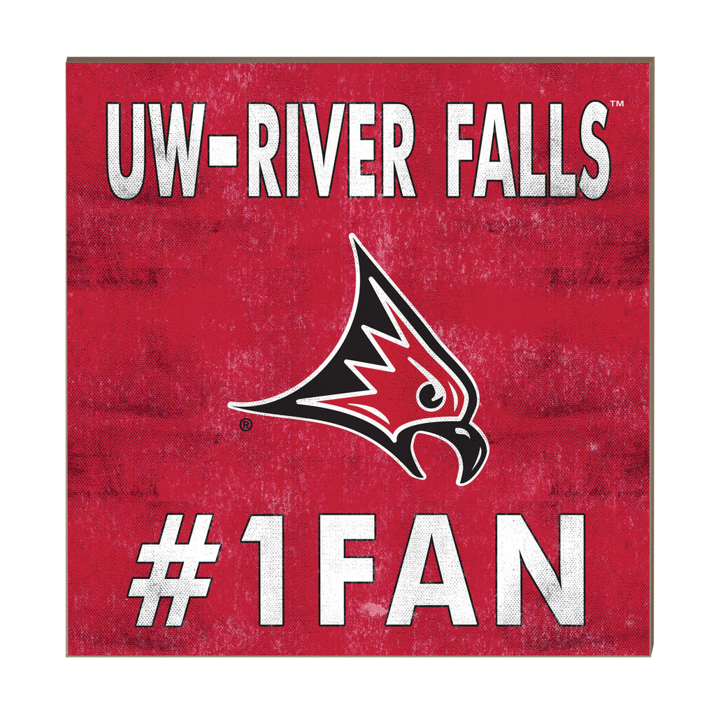 10x10 Team Color #1 Fan Wisconsin - River Falls FALCONS