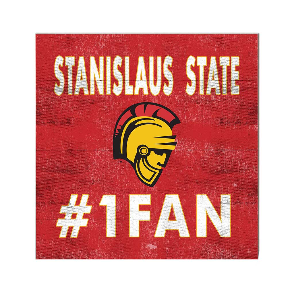 10x10 Team Color #1 Fan California State - Stanislaus WARRIORS