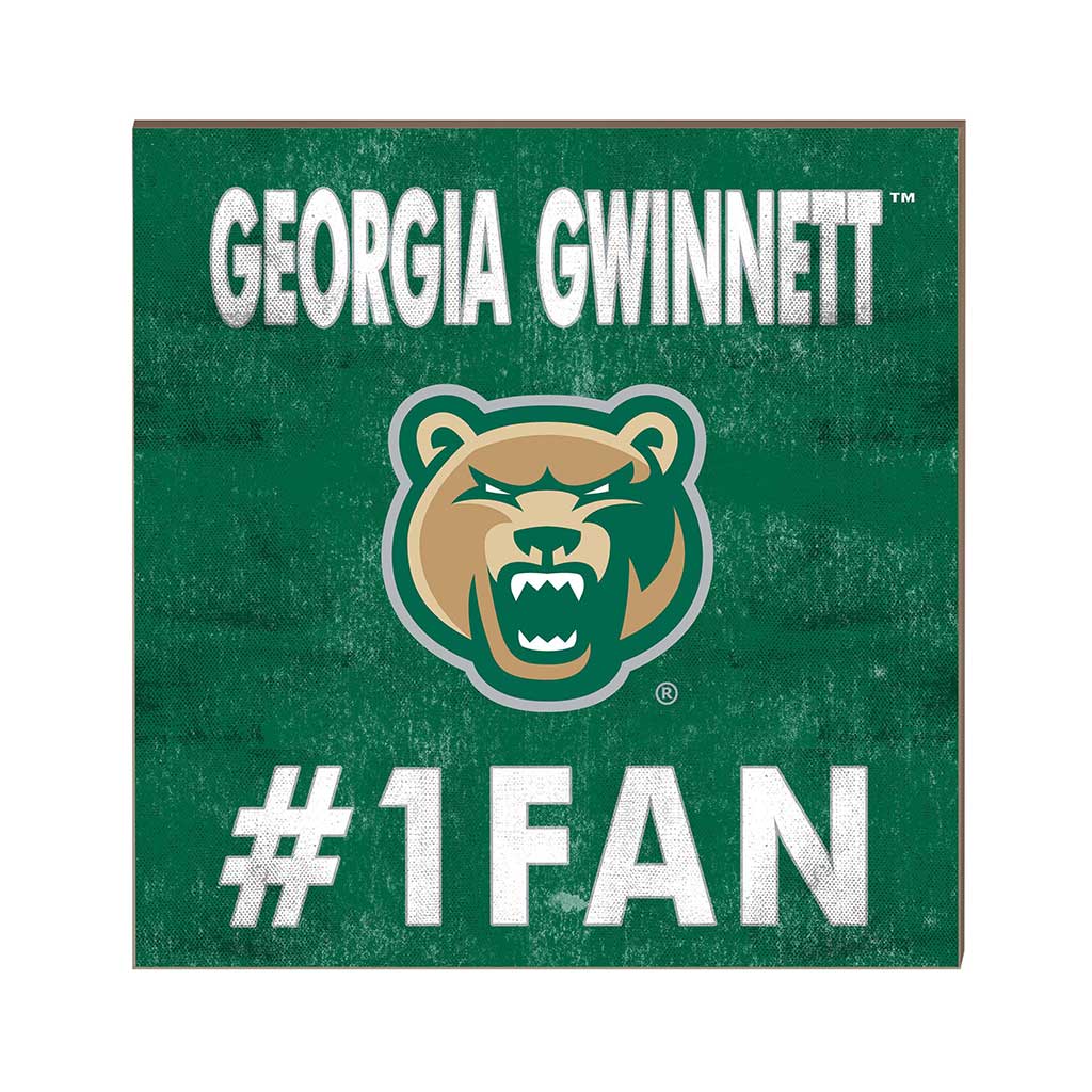 10x10 Team Color #1 Fan Georgia Gwinnett College GRIZZLIES