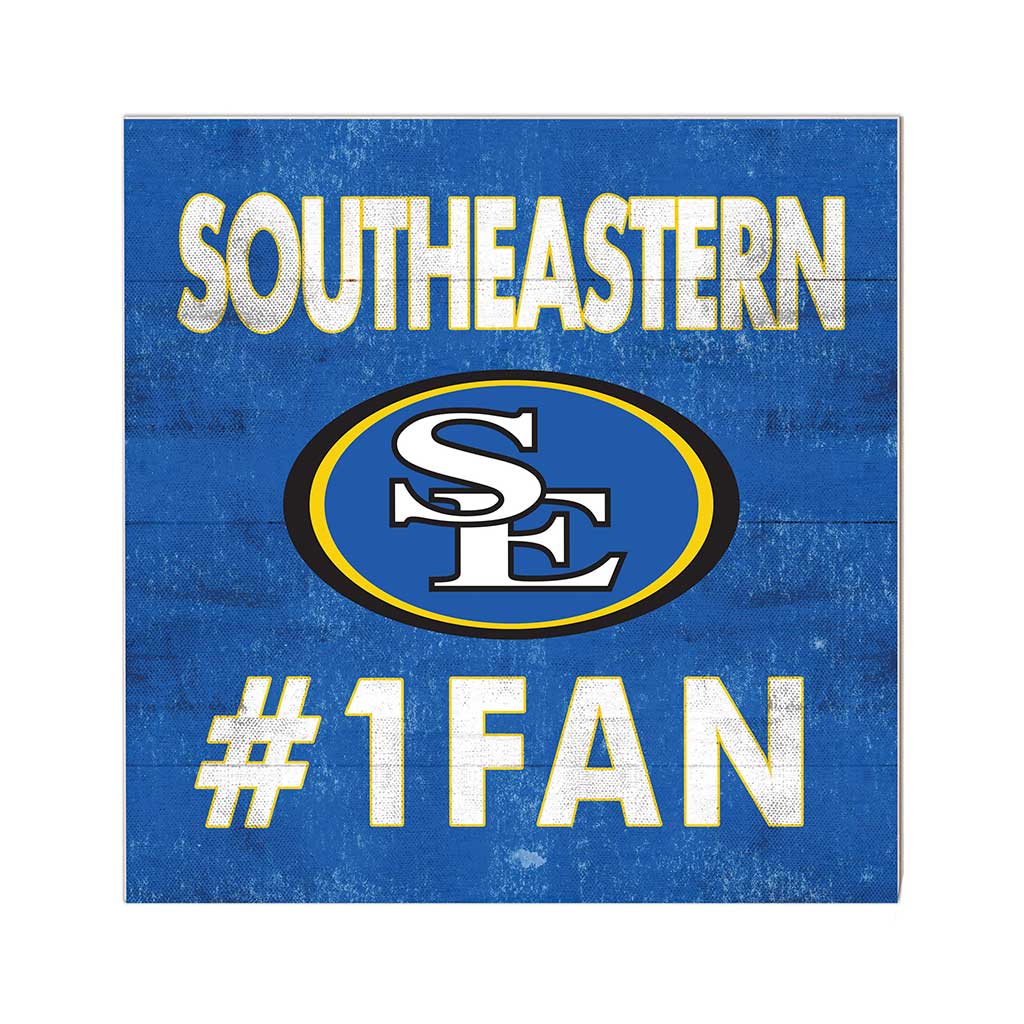 10x10 Team Color #1 Fan Southeastern Oklahoma State University Savage Storm