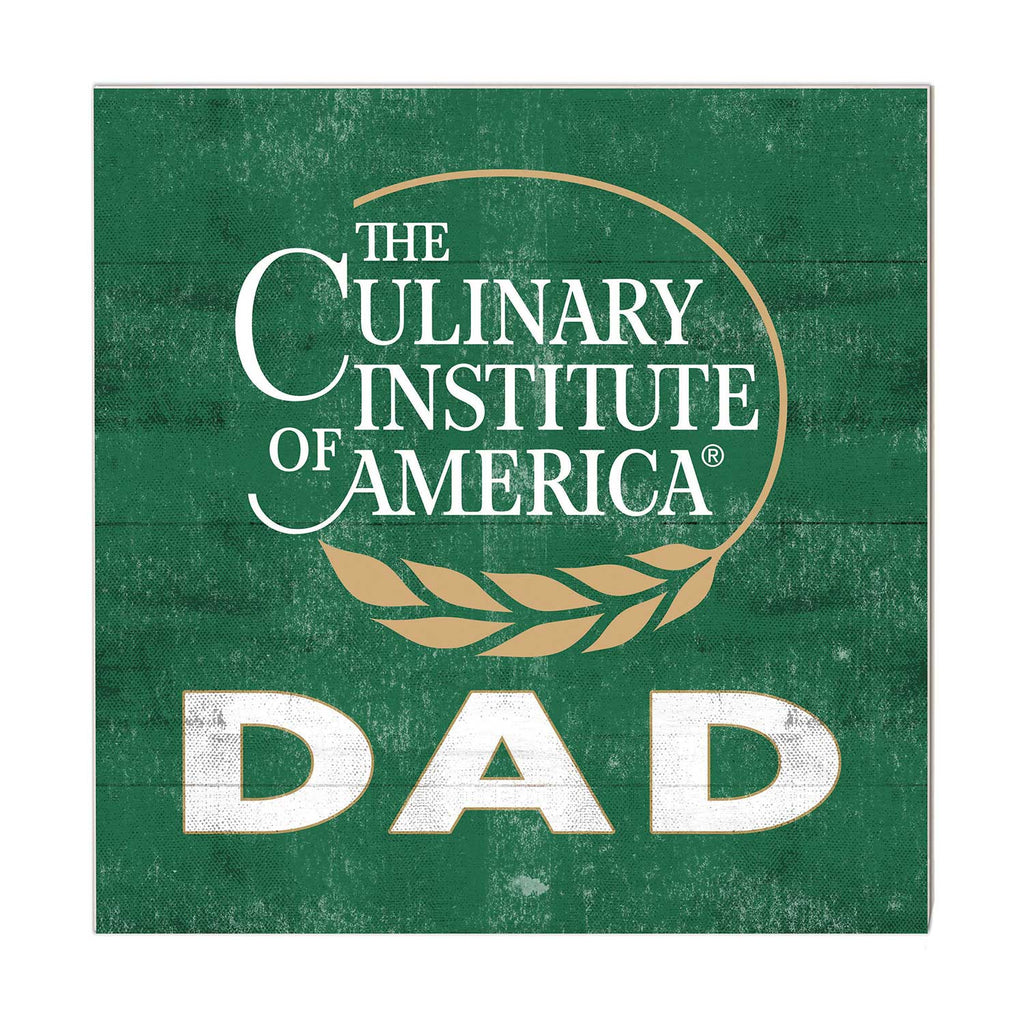10x10 Team Color Dad Culinary Institute of America Steels